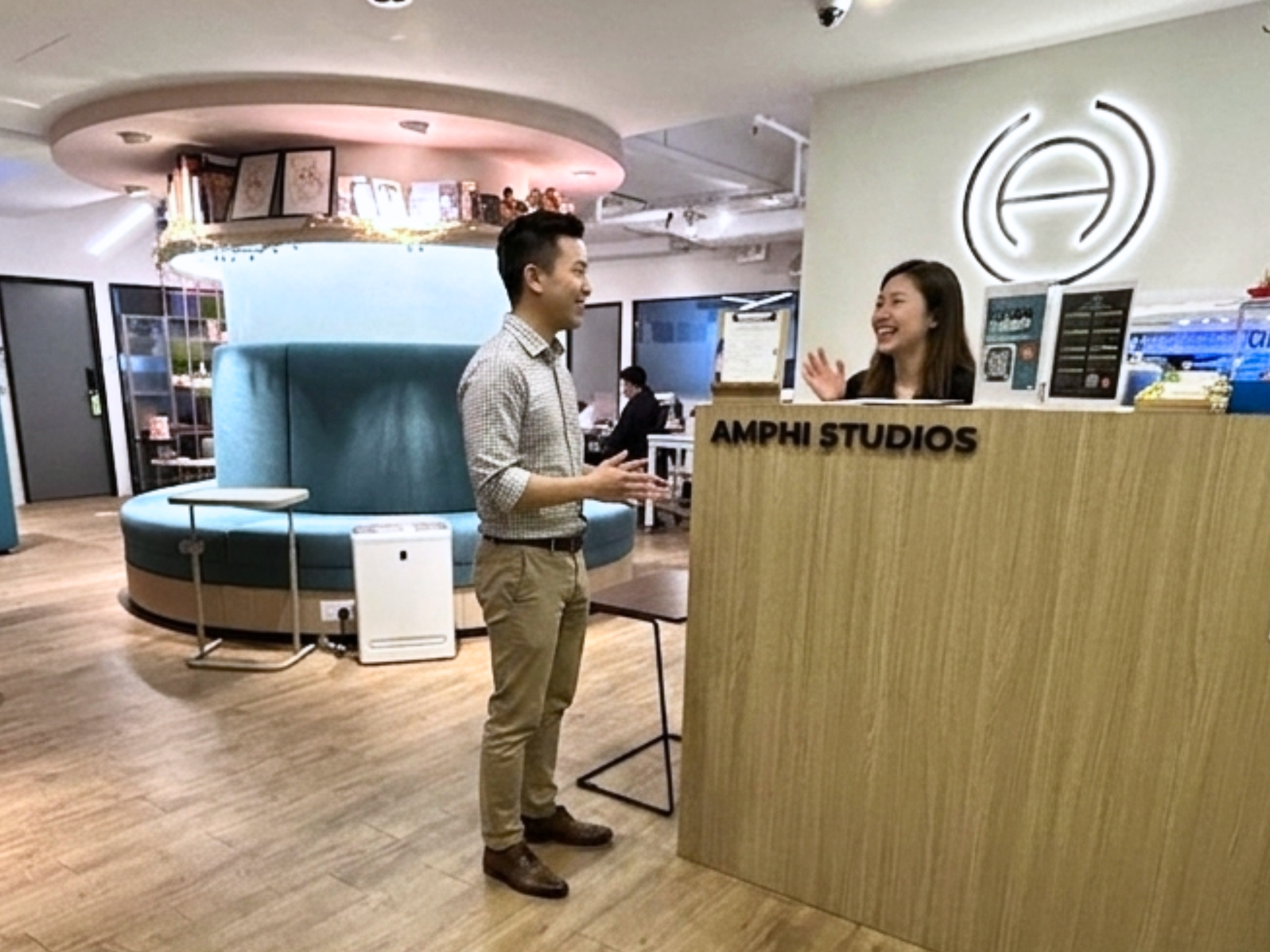 reception service kwun tong coworking space amphi studios hong kong